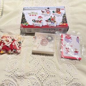 Mini blocks Christmas theme Santa set